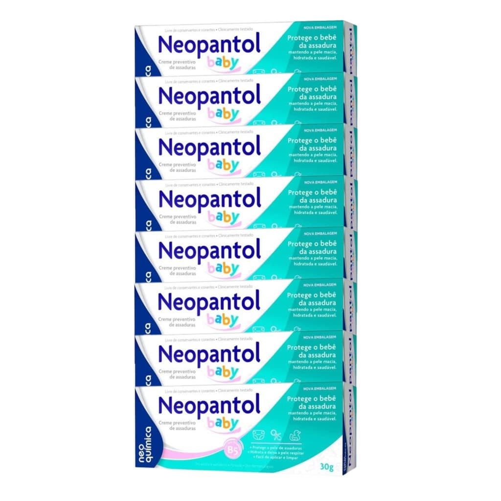 Kit 8x Creme Assadura Neopantol Baby 30g - Neo Quimica