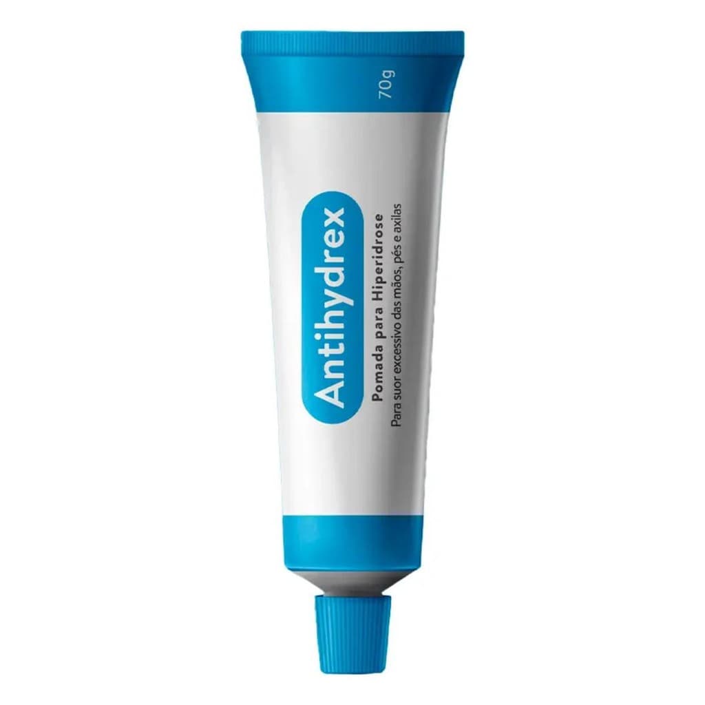 Antihydrex Pomada para Suor Excessivo Mãos Pés Axilas 70g