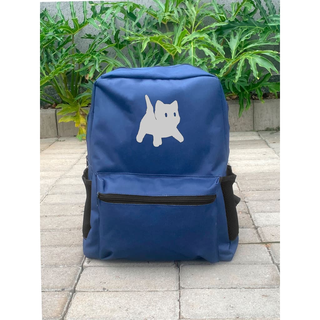 Mochila Nylon  - GATO SUSTO - Stilo Club Academia Trabalho Escolar Faculdade Viagem Masculino Feminino