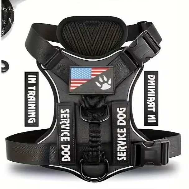 Peitoral Com Regulagem Refletivo Coleira Cachorro Porte Medio Grande Reforcado Confort Ajuste