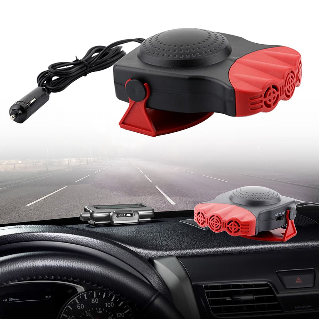 12V 150W Ventilador De Aquecimento Descongelador , Desembaçador Modo Duplo Portátil Aquecedor De Carro Fino Acabamento D