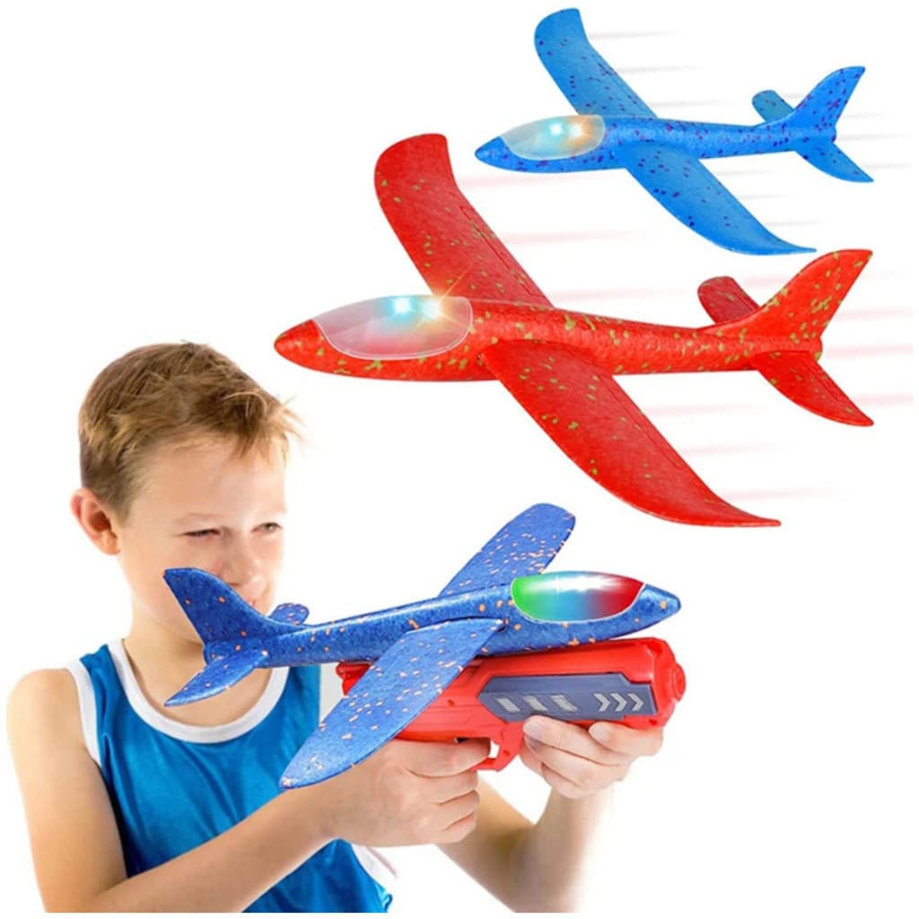 KITS1/2/3Lançador de aeronaves brinquedo infantil com planador leve