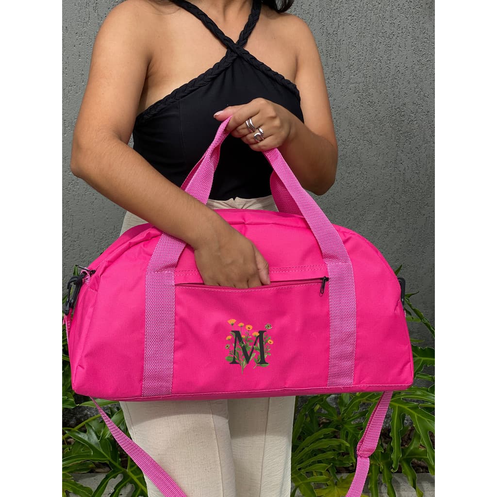 Mala Grande  - LETRA M - Stilo Club Academia Trabalho Escolar Faculdade Viagem Masculino Feminino