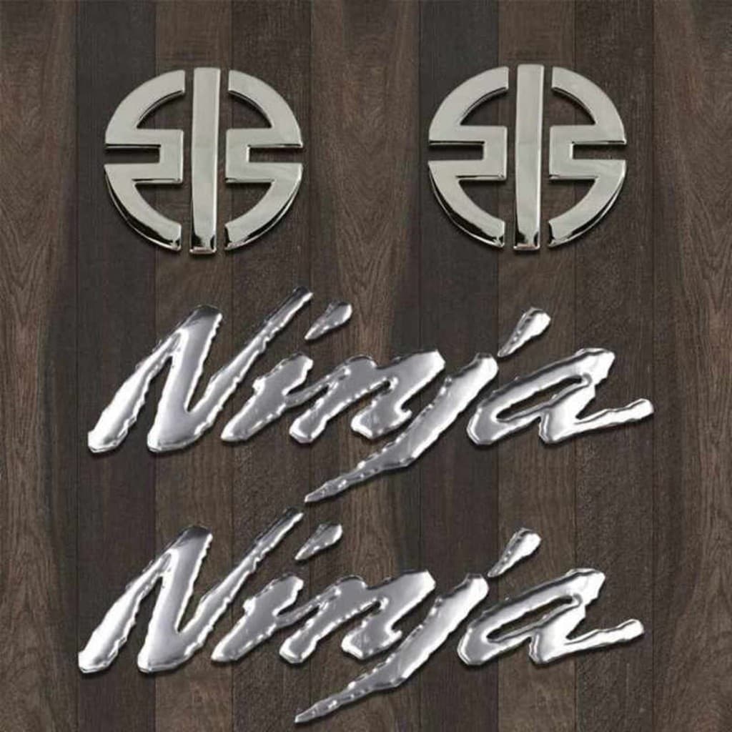 Adesivos 3D Para Motocicleta , Decalques Laterais Do Tanque , Acessórios Kawasaki Ninja400 Ninja650 ZX6R ZX10R ZX12R