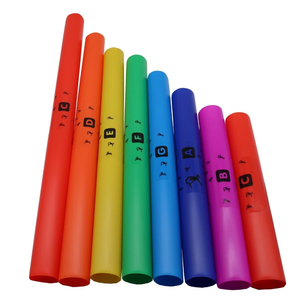 Tubos de Som Boomwhackers Musical Dó a Dó Liverpool