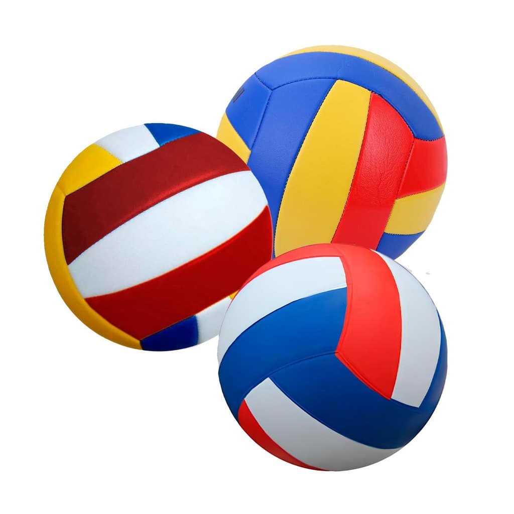 Kit 3 Bolas Volei de Praia Profissional Quadra Areia Treino