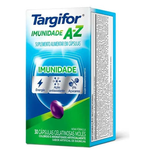 Targifor Imunidade A-z Baunilha 30 Cápsulas Gelatinosas