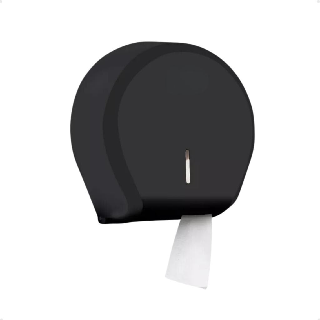 Dispenser Suporte Porta Papel Higiênico Rolao 300/500m Preto