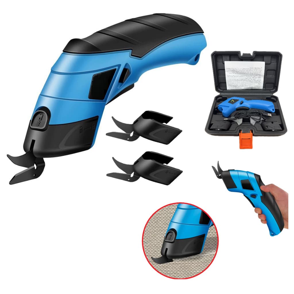 Tesoura Elétrica Para Tecidos Usb Recarregável 12v Bivolt