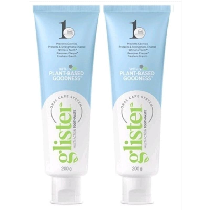 2 Unidades Creme Dental anti Bafo Glister - 200gr pasta de dente importada