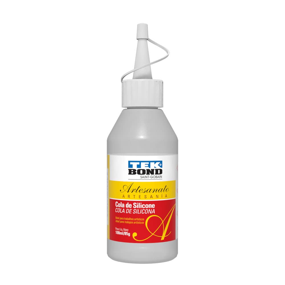 Cola de Silicone Liquida Para Artesanato Tekbond