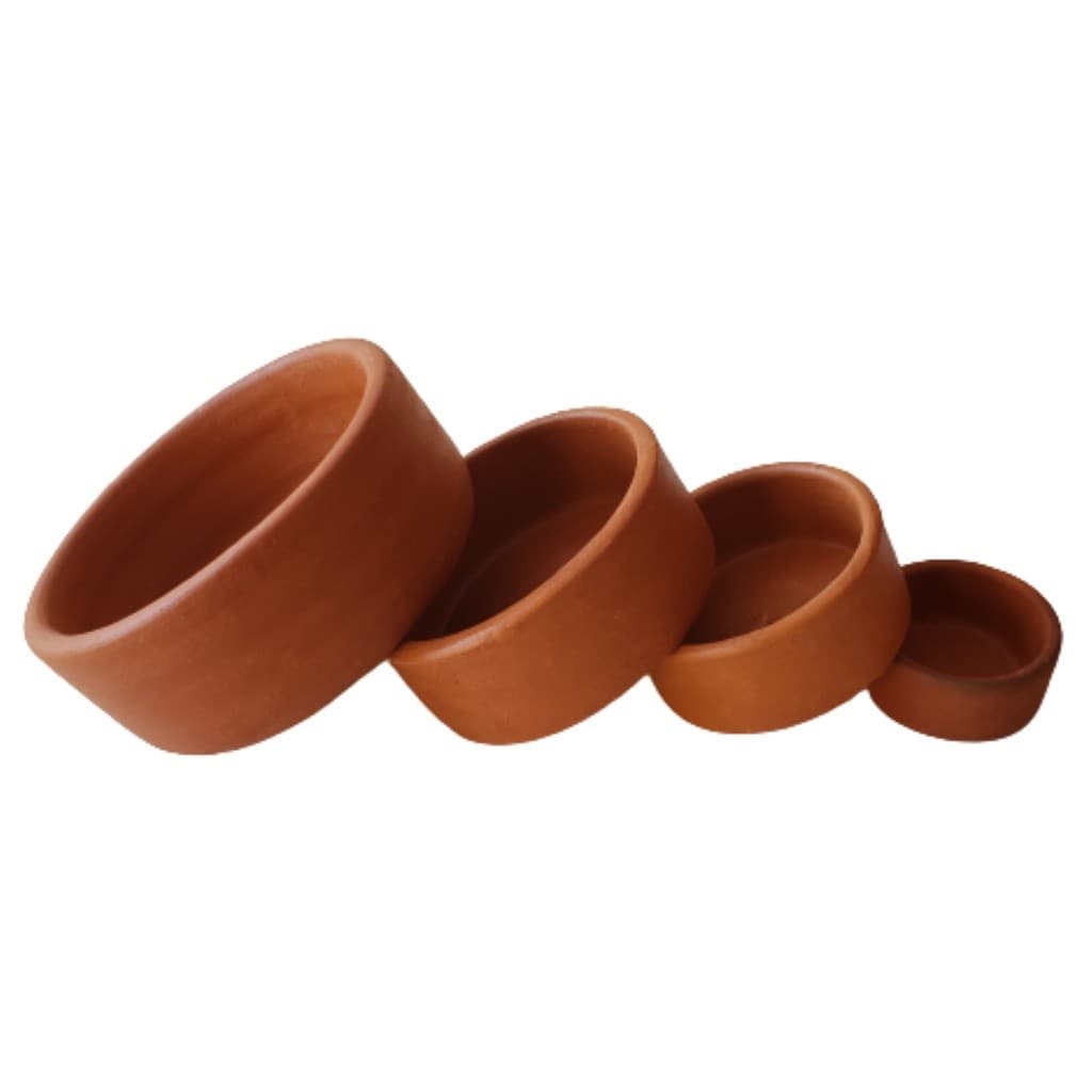 Comedouro / Bebedouro de Barro para pet pequeno e médio porte  Aves, Coelhos e Pequenos Roedores