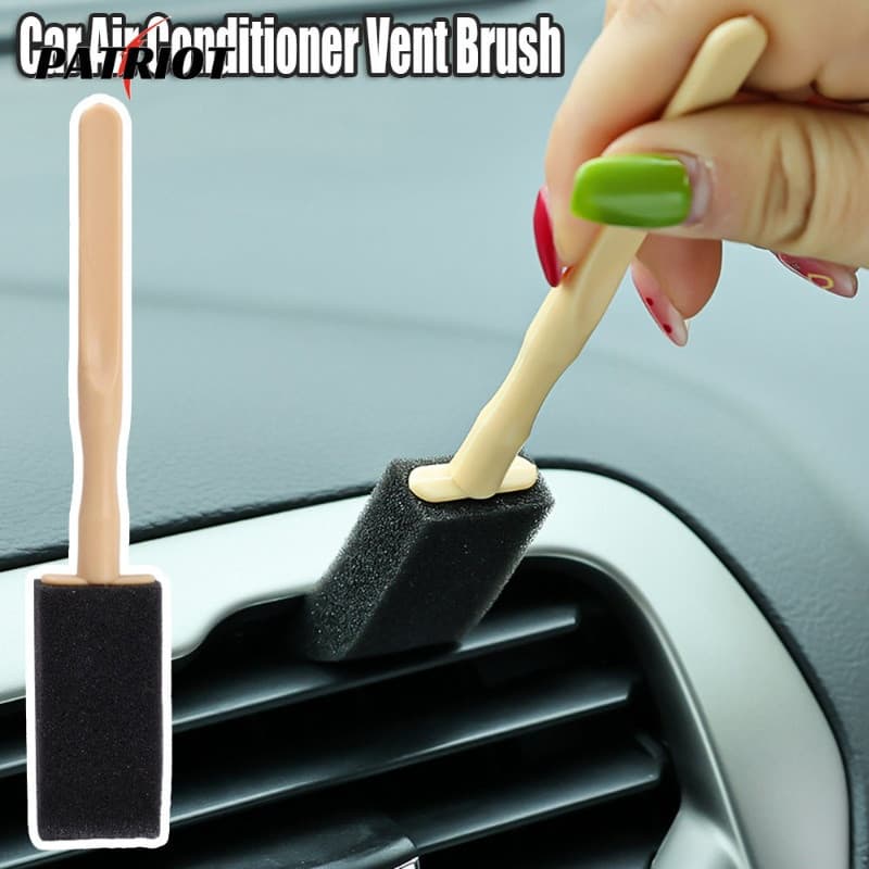 Limpador Universal De Grade De Ar Condicionado De Carro Para Carros , Escova De Limpeza De Ventilação , Esponja De Persi
