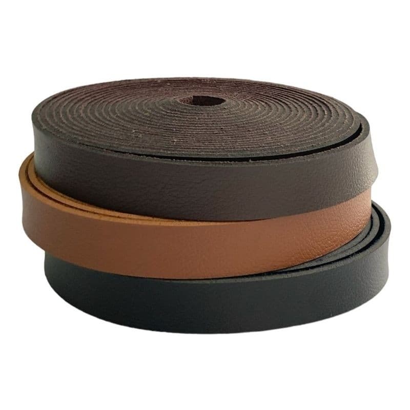 Tira de Couro Ecológico Montana - 5mt x 3cm (12 CORES DISPONÍVEIS)
