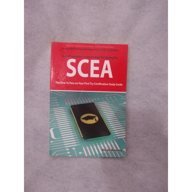scea the how pass on your first try certification study guide autor william manning