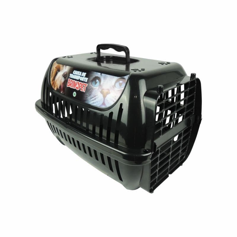 Caixa de Transporte Nº2 Premium Para Cachorro Gato Coelho Hamsters Pets Com Alça Reforçada BRINQPET