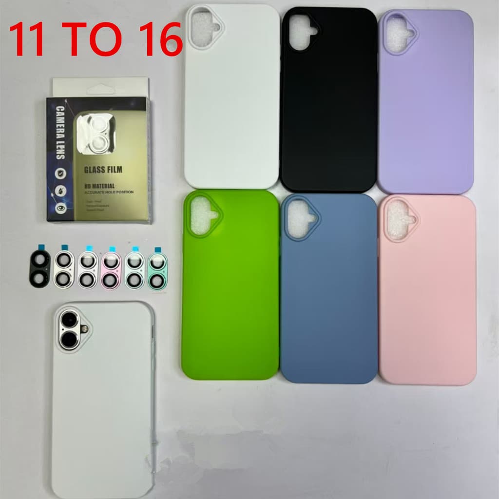 (Lente + Capa) Para Câmera IPhone 11 12 X XS XSMAX XR Alterada 16
