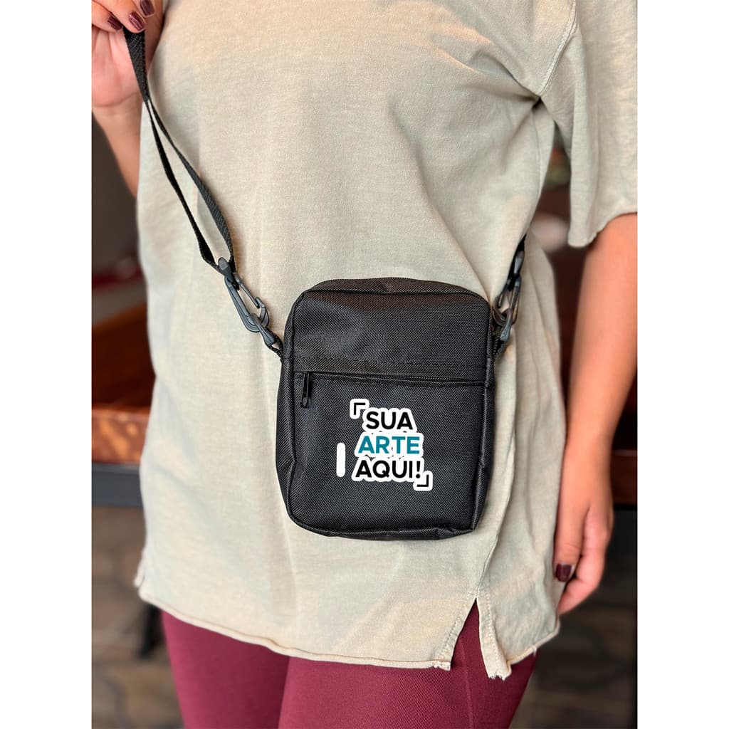 Shoulder 01- PERSONALIZADA - Stilo Club Academia Trabalho Escolar Faculdade Viagem Masculino Feminino