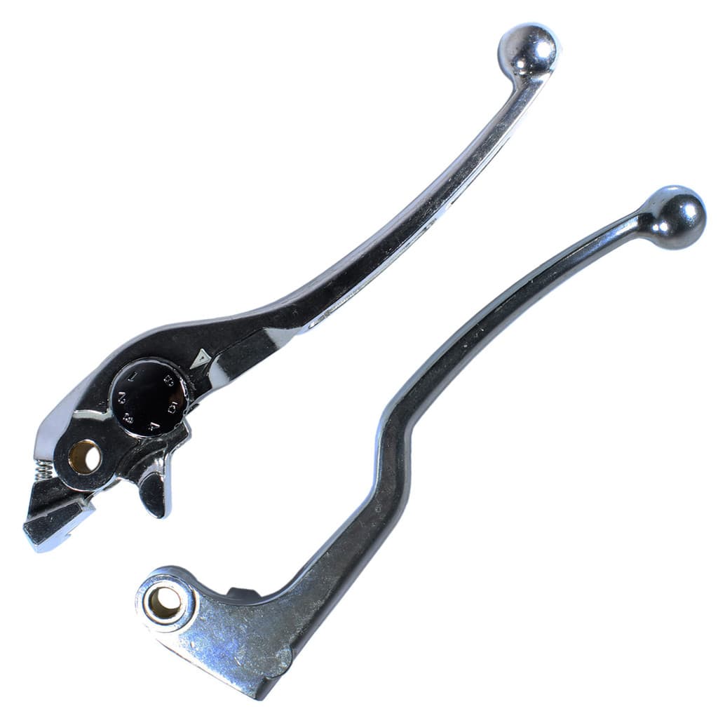 Par de manetes embreagem e freio CBR CBR600F CB CB600F Hornet 2010 a 2015 cromado