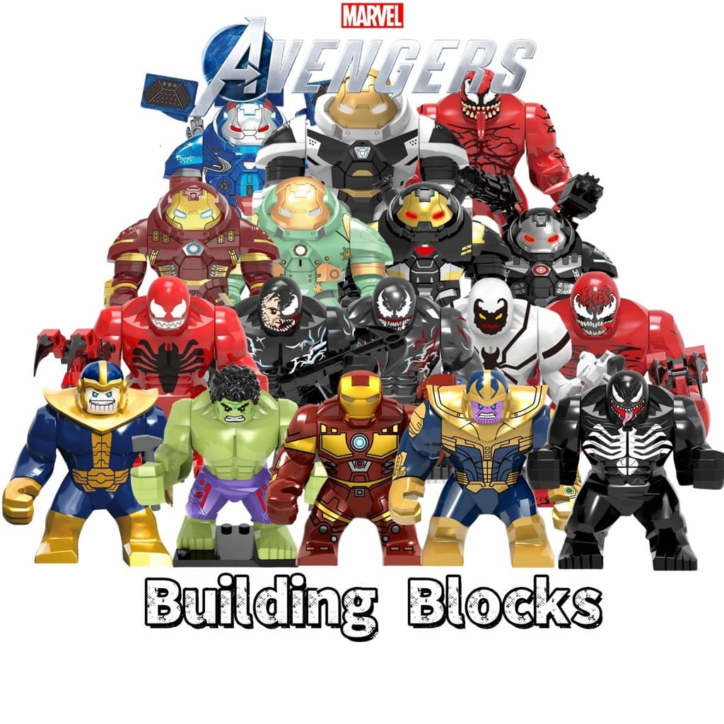 2024 Novo Anime Superhero Series Montagem Blocos de Construção Modelo Adulto Brinquedo Educativo Infantil Presente de An