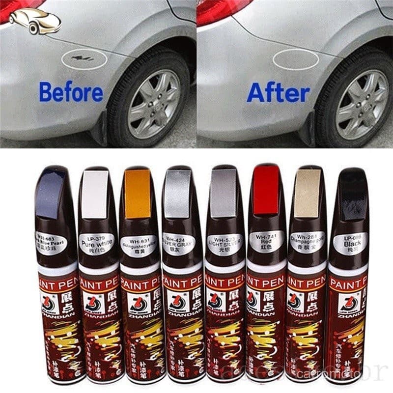 Tira De Caneta Arranhões E/Reparo Pintura Retoque Carro Motocicleta Escova Anti-Risco Reparação