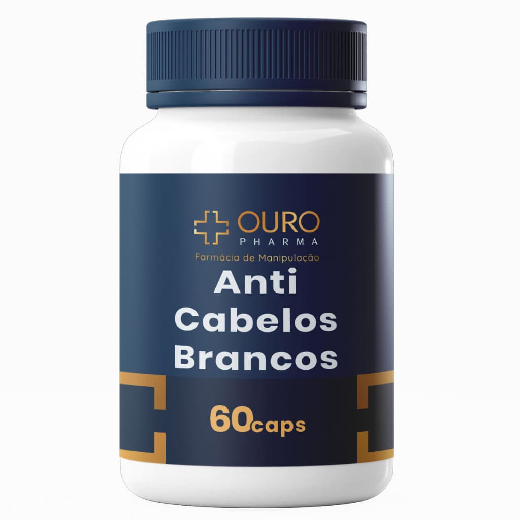 Vitaminas Anti Cabelos Brancos 60 ou 120 cápsulas