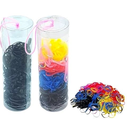 199 ELASTICO DE SILICONE-PARA TRANÇAS E PENTEADOS EM GERAL-TUBO PEQUENO-REF.J5738-01A-⭐