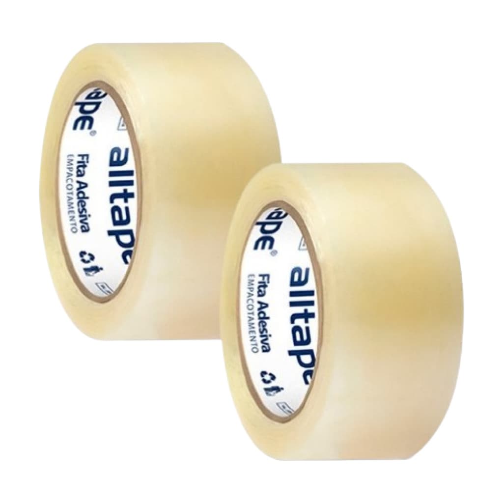 Kit 2 Fitas Adesivas Transparente 45mm X 100m