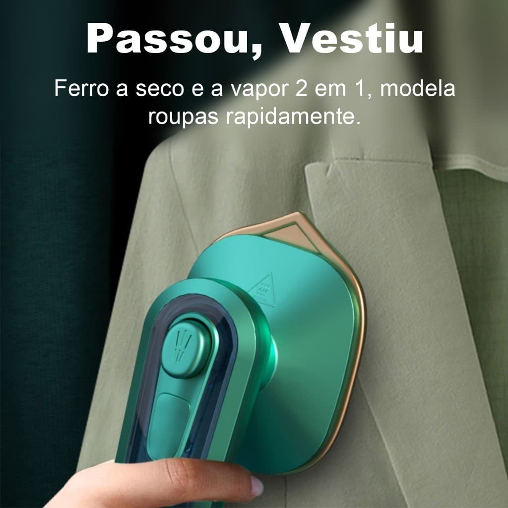 Mini Ferro De Passar Roupas A Vapor Para Viagem Elétrico Portátil Pequeno Casa