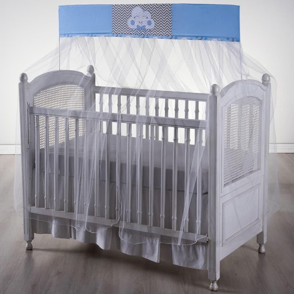 Mosquiteiro de Tule com Bando para Proteção e Estilo no Berço