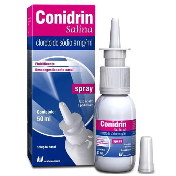 Conidrin Salina Spray Solução Nasal 0,9% 50mL
