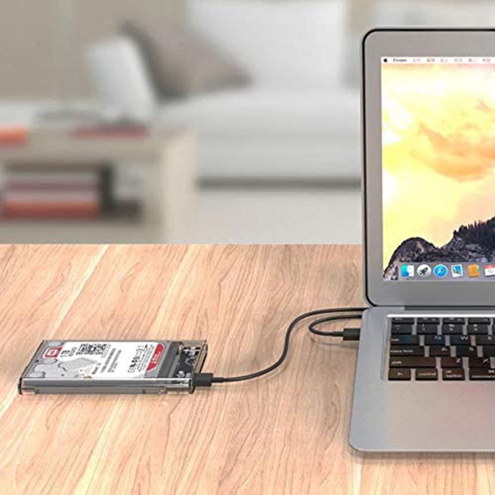 capa transparente p/ hd externo usb 3.0 hdd/compartim 2.5 hd