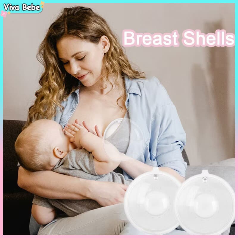 1/2pc Conchas Amamentação Pós Parto Anti-Vazamento Coletor De Leite Materno De Silicone coloca seios