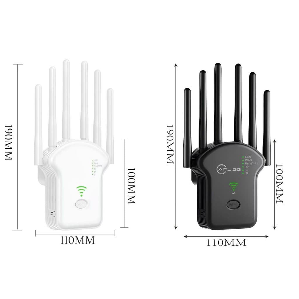 Repetidor Wifi 2800m 6 Antenas Roteador Amplificador De Sinal Modem 300MBPS