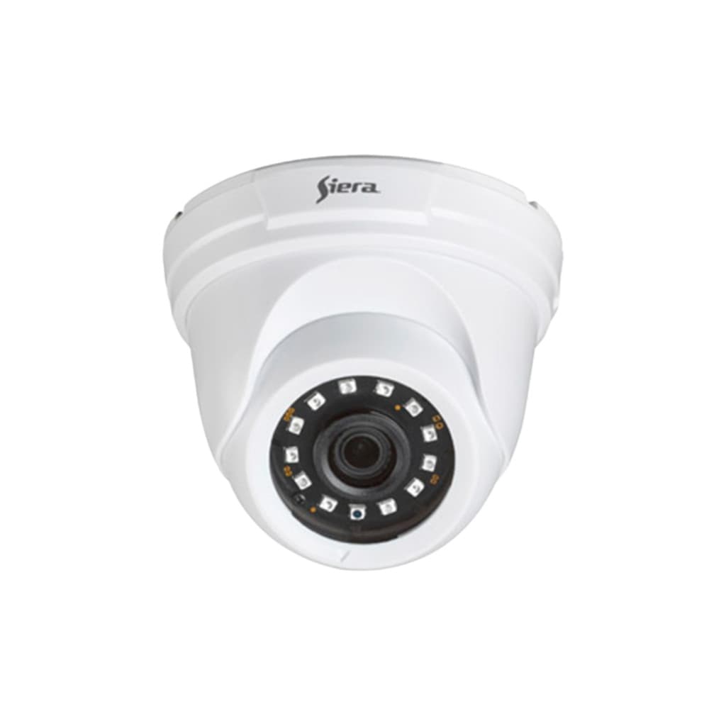 CAMERA PVOC SIERA DOME PLASTICO INTERNA 1080P 2MP IR 25M 3.6MM