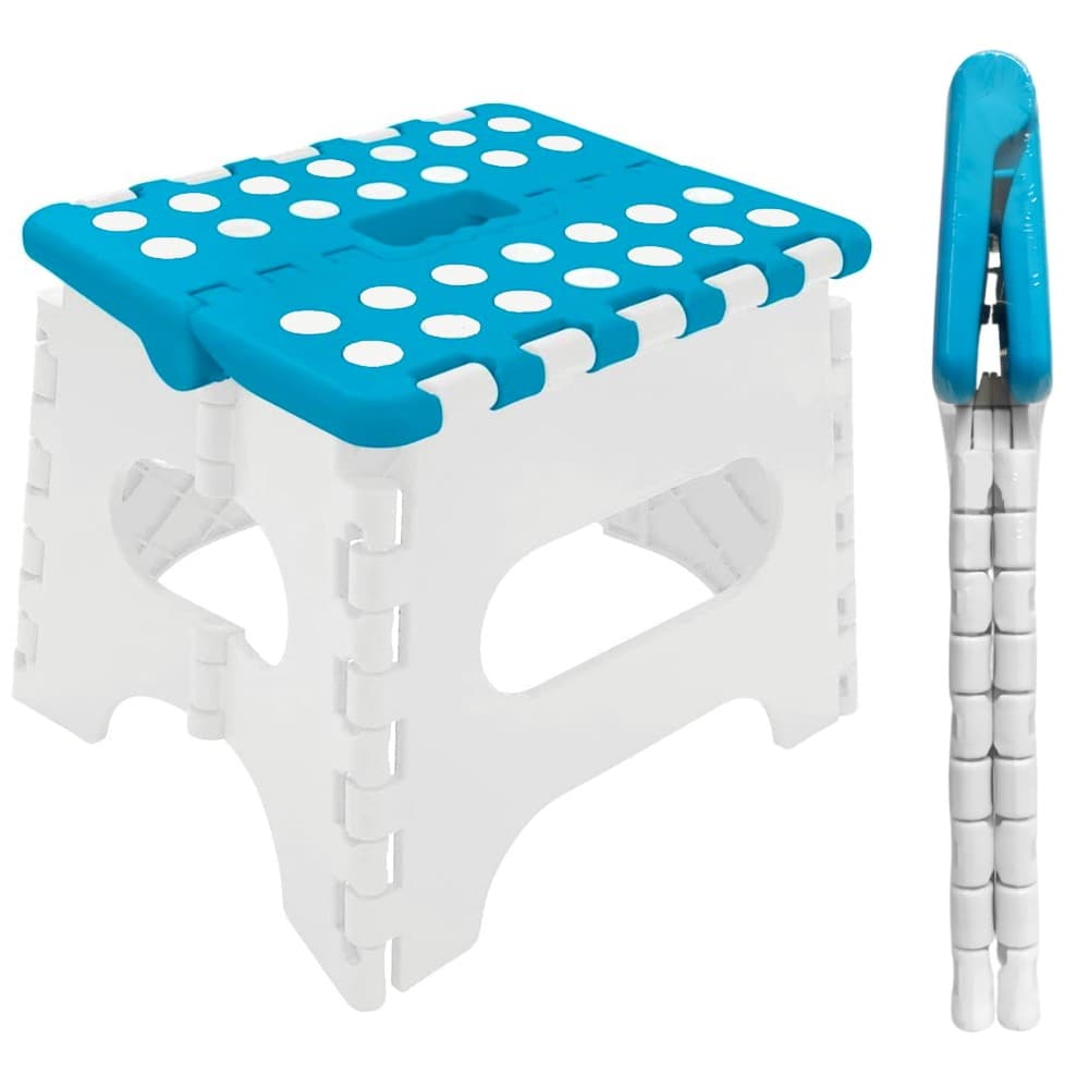 Banqueta Multiuso Dobrável para Meninos Azul Buba