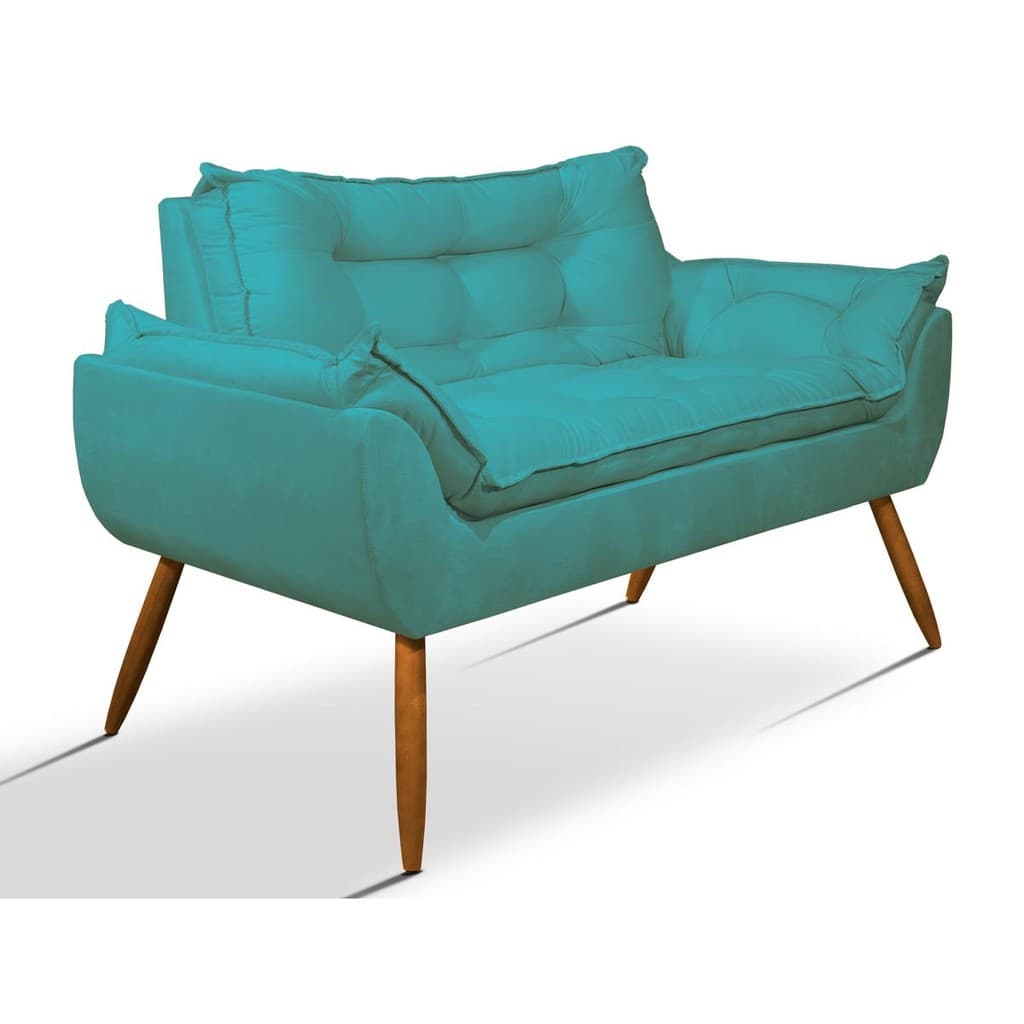 Poltrona Luxo Namoradeira Sala Quarto - Balaqui Decor