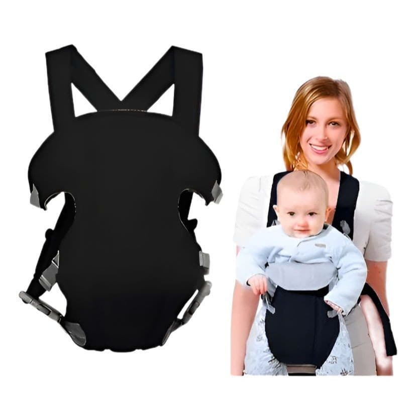 Canguru Para Bebê Carregador Ergonômico 3 Posições Tam M Confortável - Envio 24hrs!!