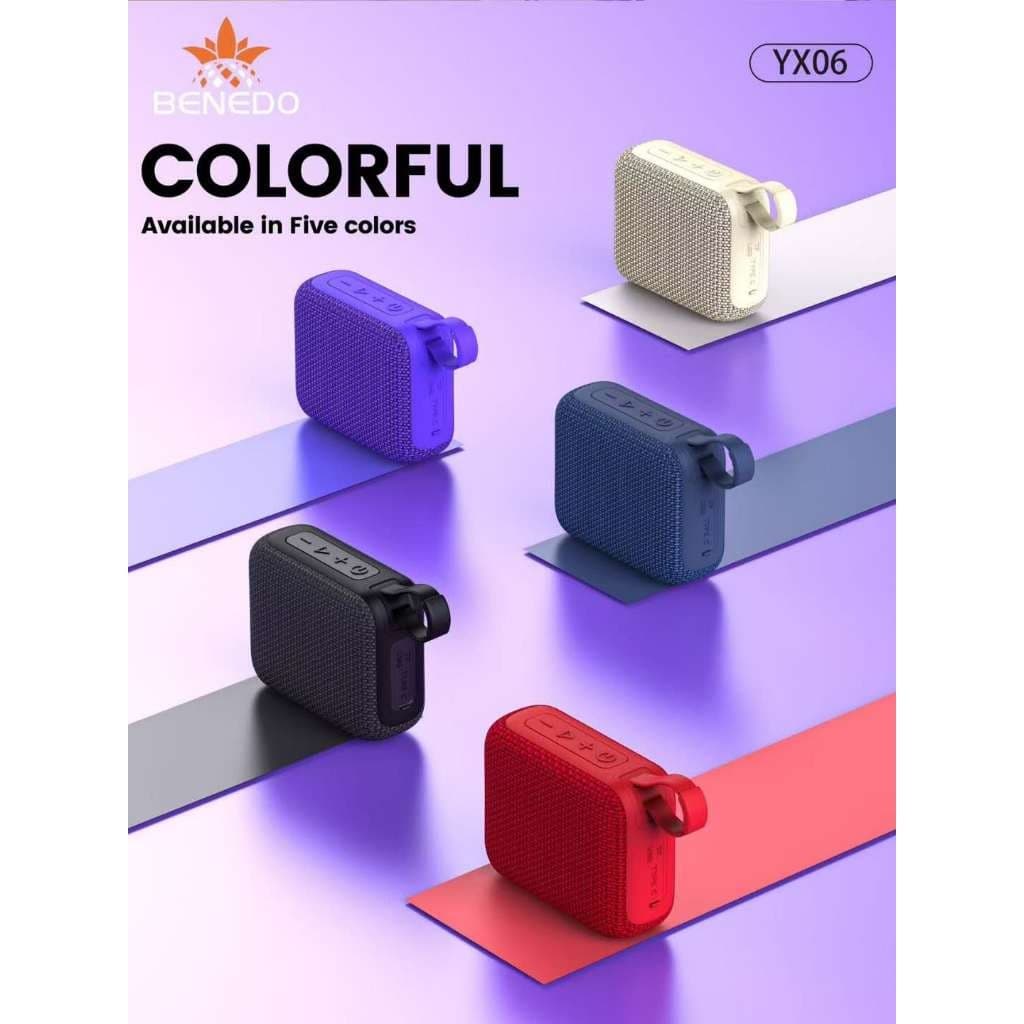 Caxia De Som YX-06 de 20W, à prova d'água, Bluetooth 5.3 USB/TF/BT/FM/TWS benedo original