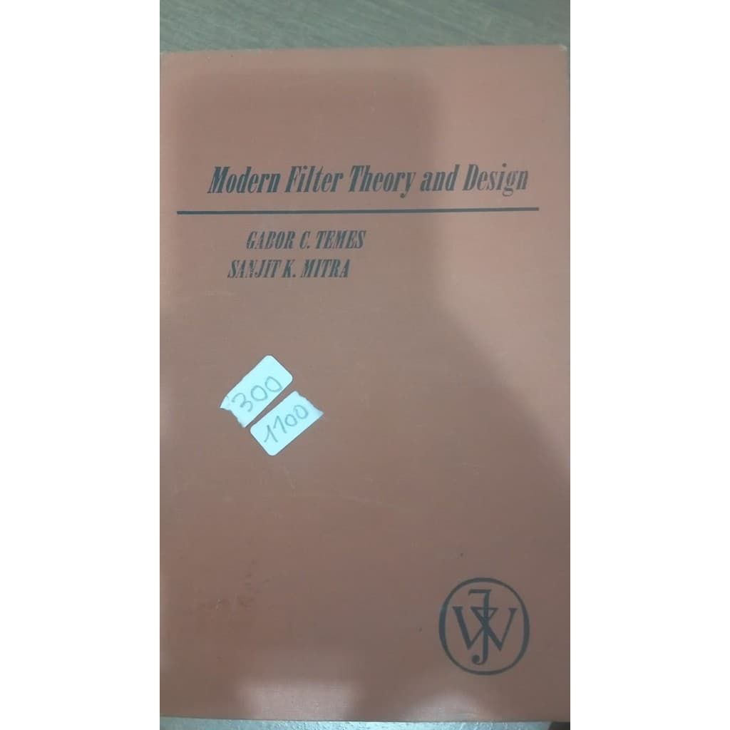 Modern Filter Theory and Design de John Wiley 7370388