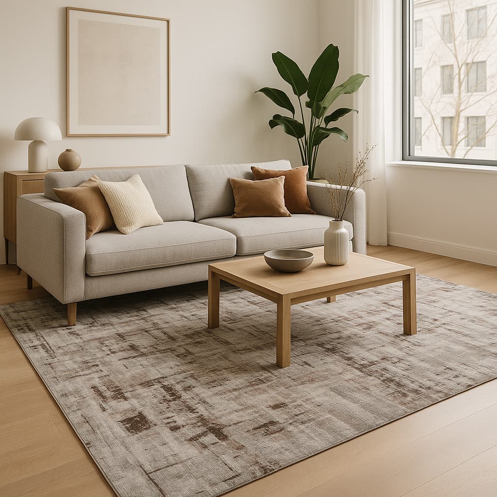 Tapete Para Sala Geométrico Moderno Grande Antiderrapante - Várias Estampas E Tamanhos