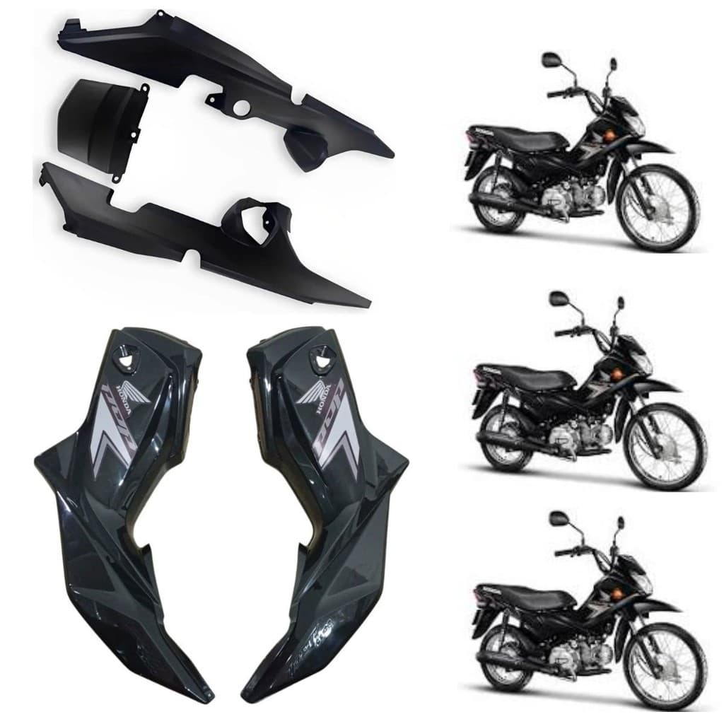 Kit Carenagem Frontal Pop110i Pop 110i 2016 A 2025 Adesivada