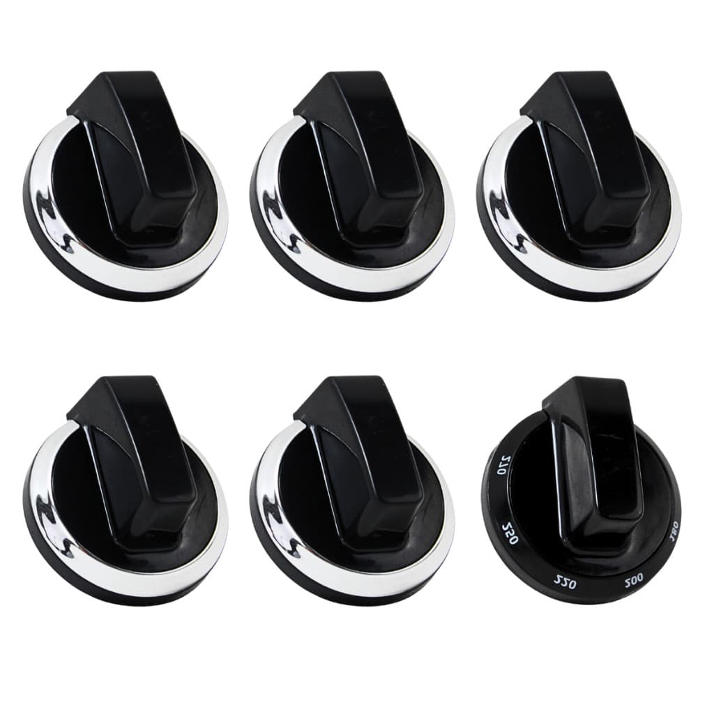 Kit Botões Manipulo Para Fogão Itatiaia Dream 5 Bocas