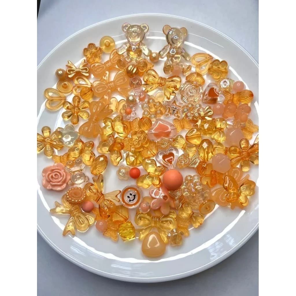 Estilos Mistos Miçangas Coloridas Para Criança 50grama