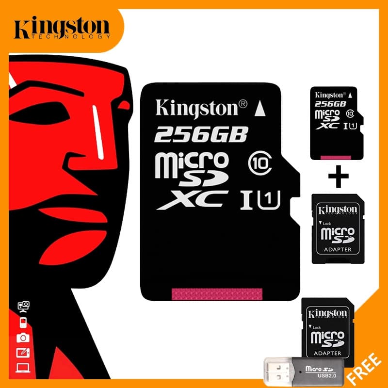 Kingston Mini Cartão sd 1 Tb 512 Gb , 256 , 128 De Memória Para Smartphone , micro Classe 10 16 , 32 , 64 , 8 De Monitor