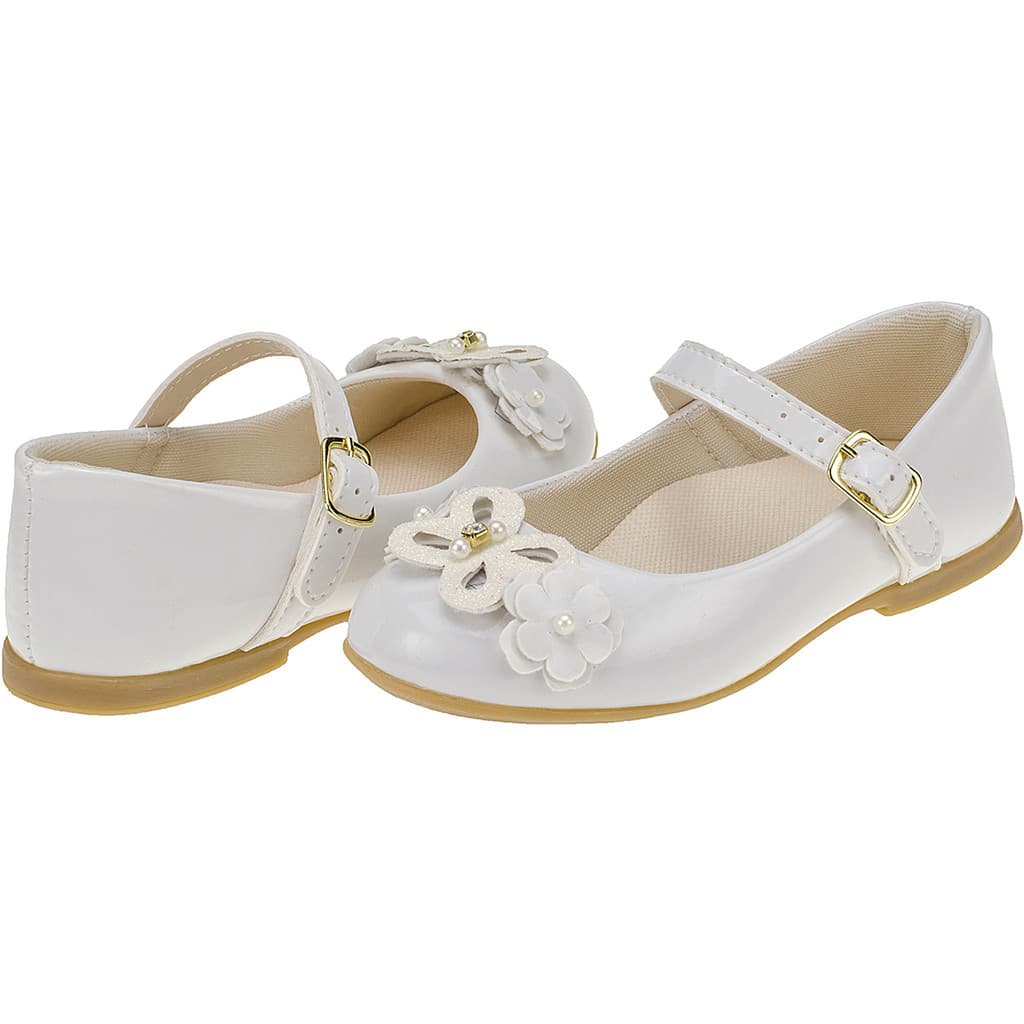 Sapatilha Infantil Menina Borboleta Sapato Confortável