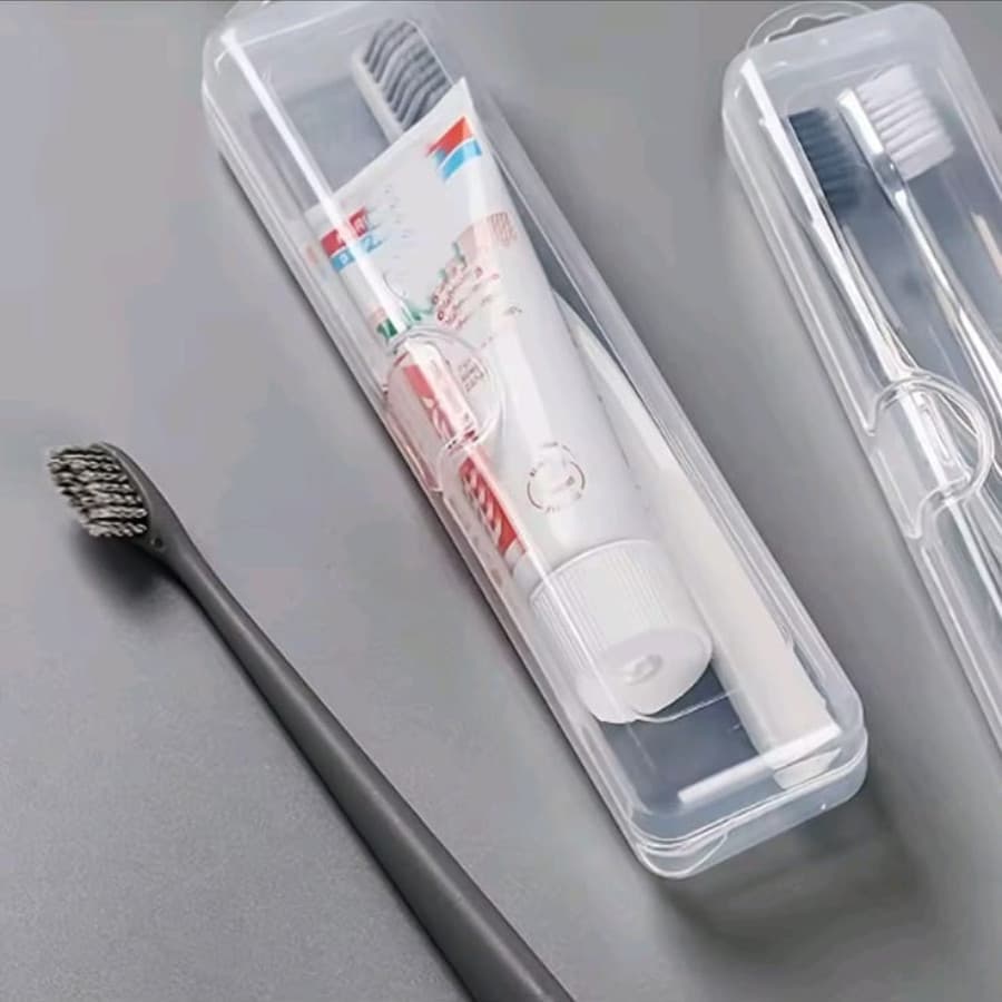 Porta escovas Modelo slim para viagens Plástico