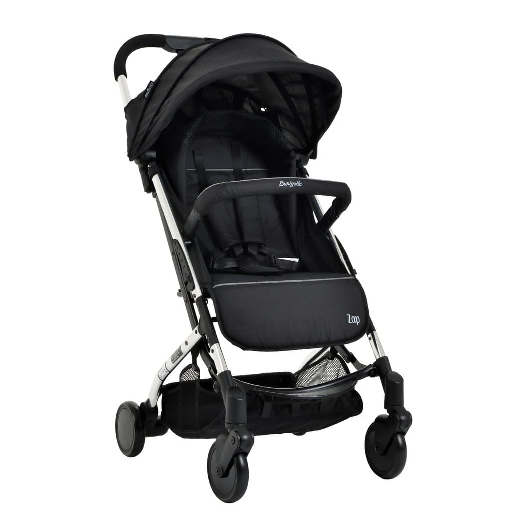 Carrinho de Bebê Zap Black/Silver - Burigotto