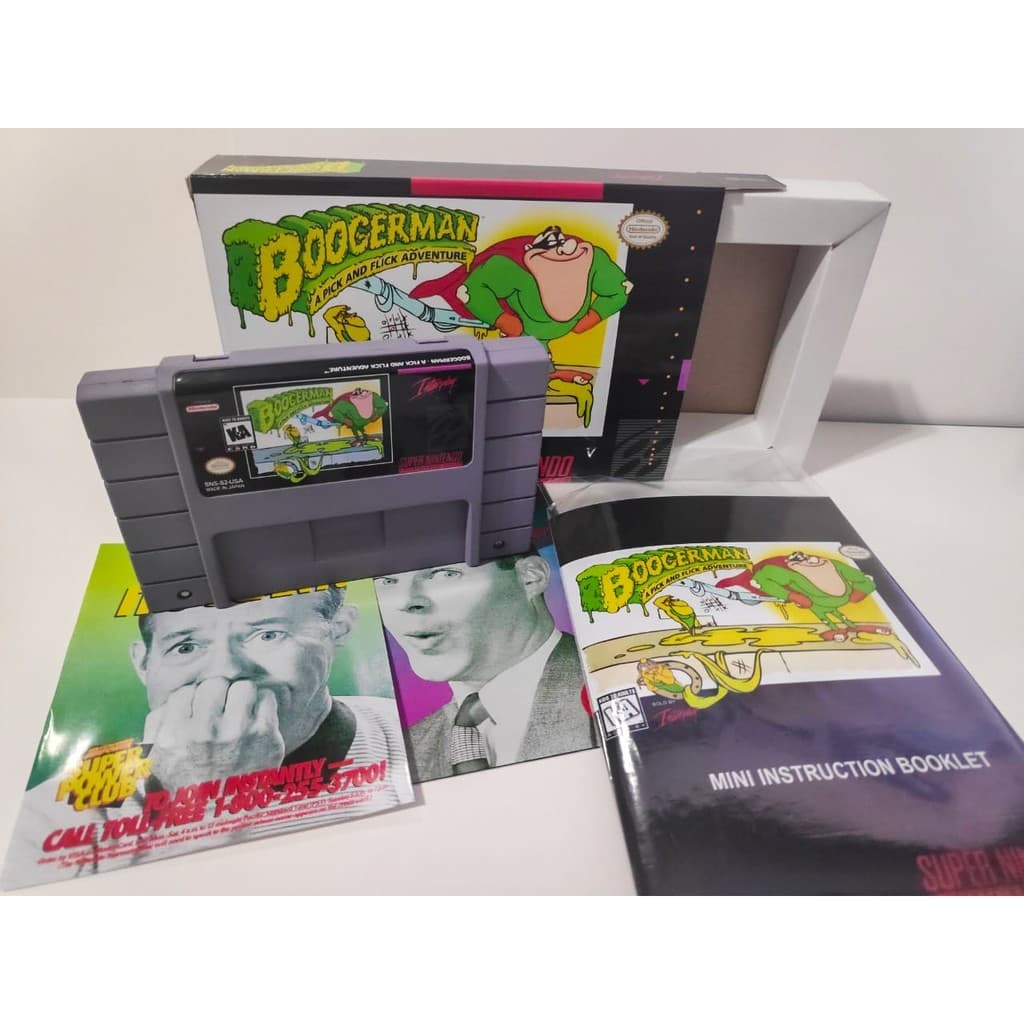 Boogerman com caixa e mini manual/poster lacrado