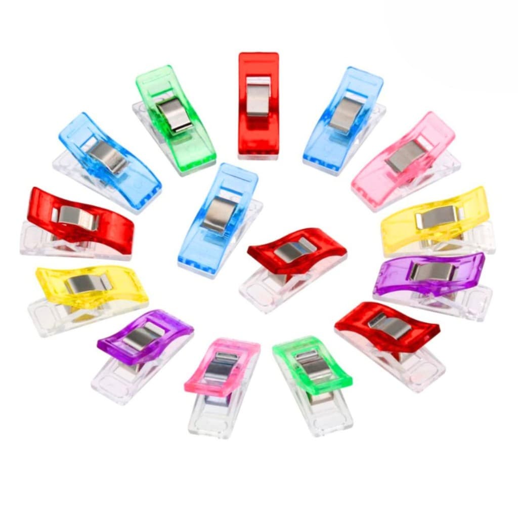 Prendedor De Tecido Para Patchwork Corte Costura Kit 10 Und - [PRENDEDOR PATCH]